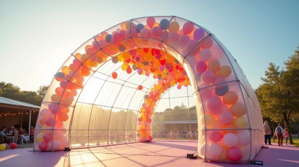 Structures gonflables pour événements : l'impact visuel surprenant