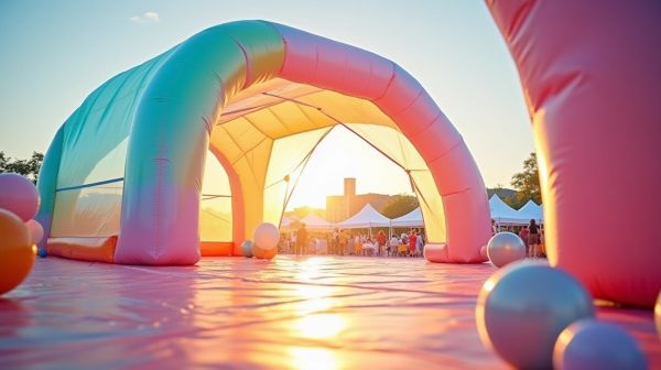 Structures gonflables pour événements : l'impact visuel surprenant